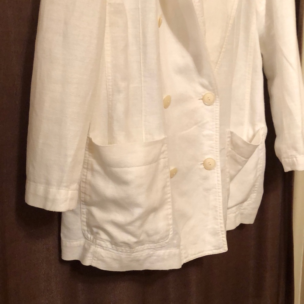 Liz Wear Linen Doublebreasted Blazer & slacks 12 Vintage